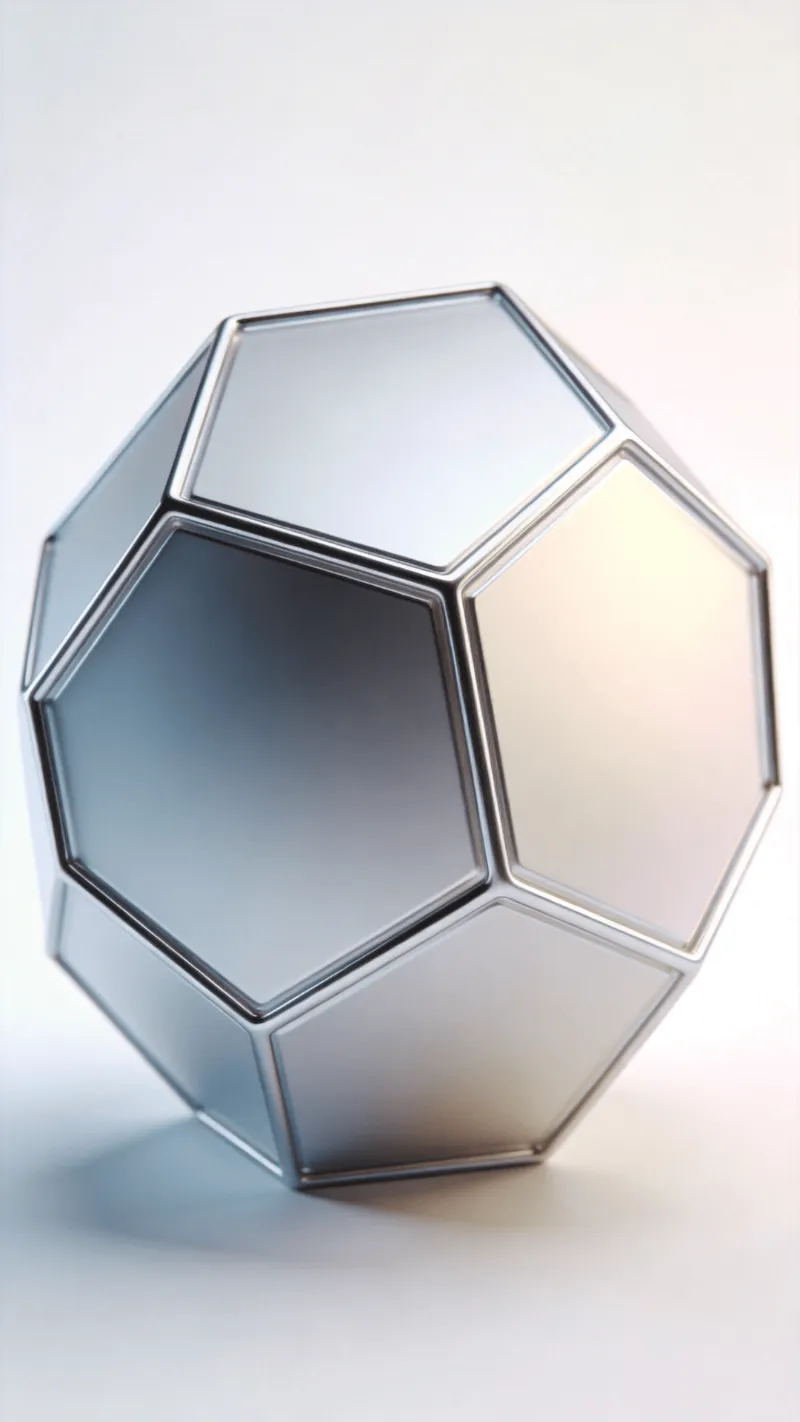 Elegant Dodecahedron Study