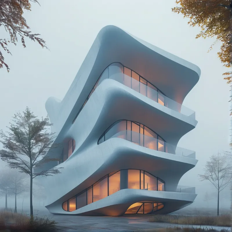 Futuristic Organic Villa