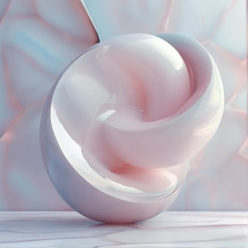 Abstract Pastel Sculpture