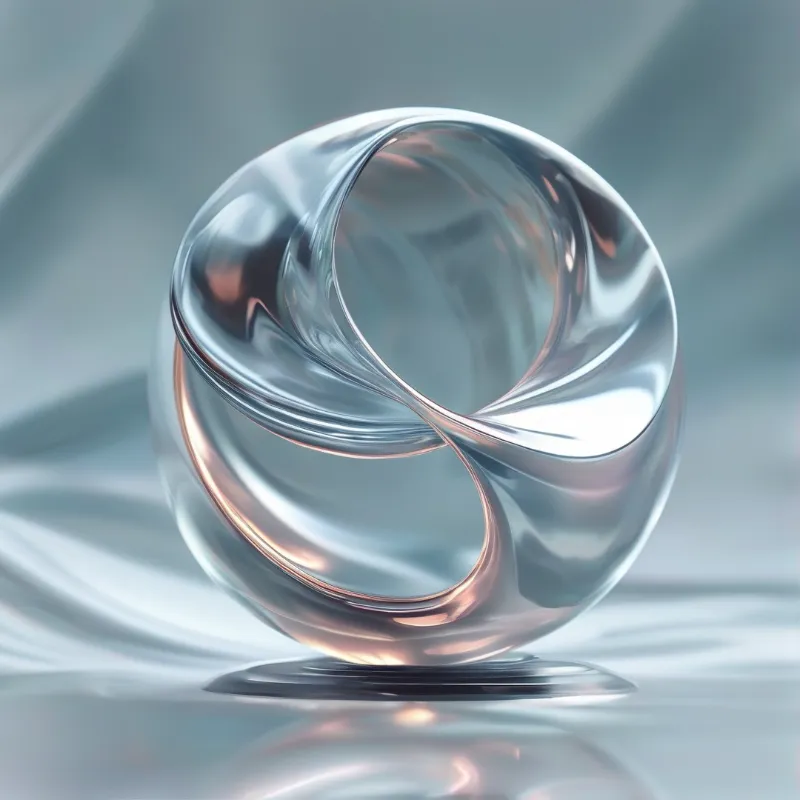 Abstract Glass Sphere