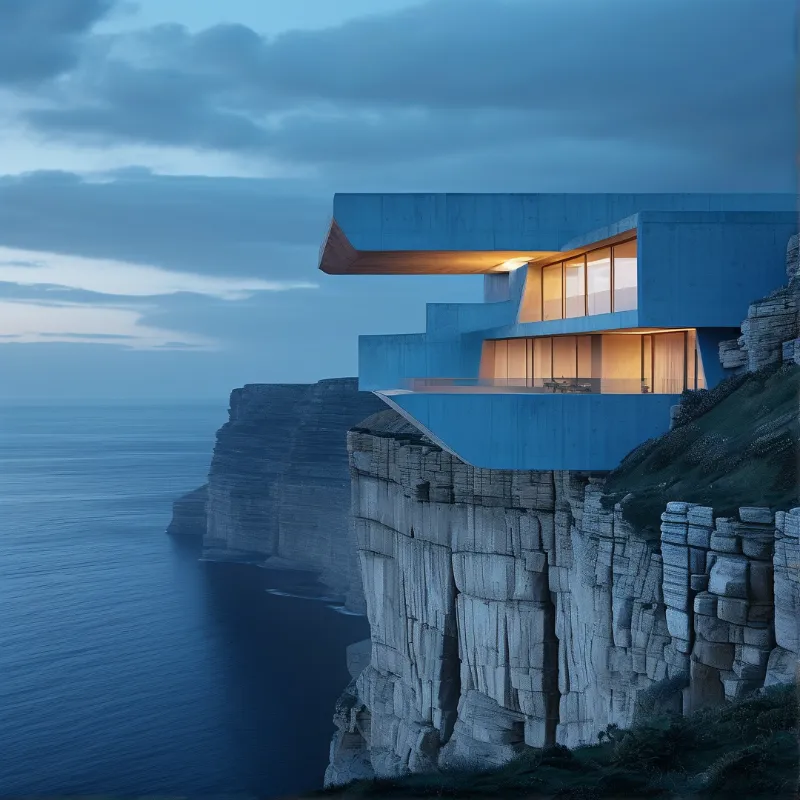 Modern Cliffside Architecture