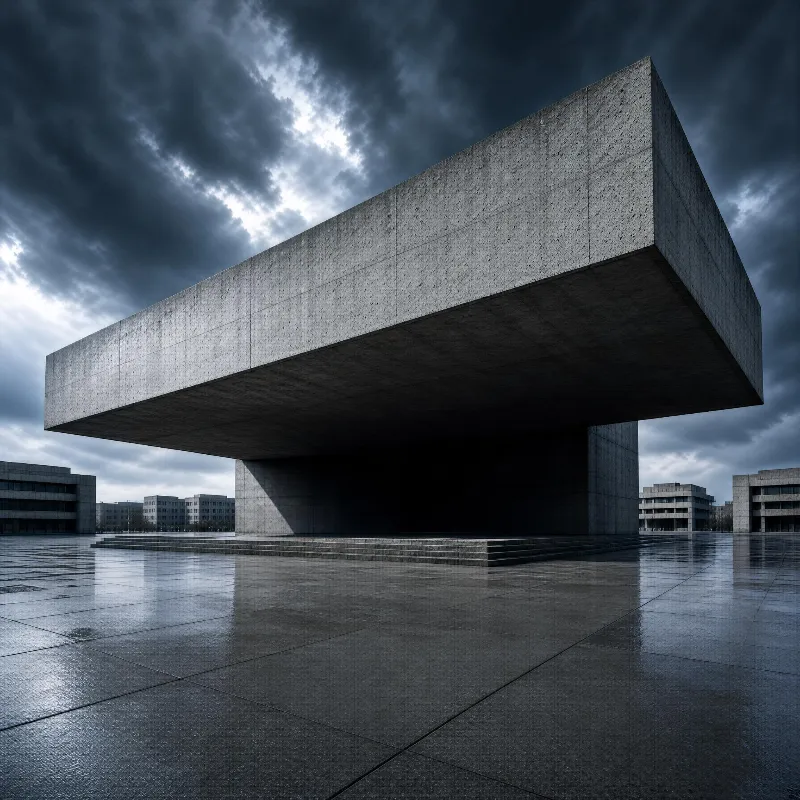 Brutalist Concrete Structure