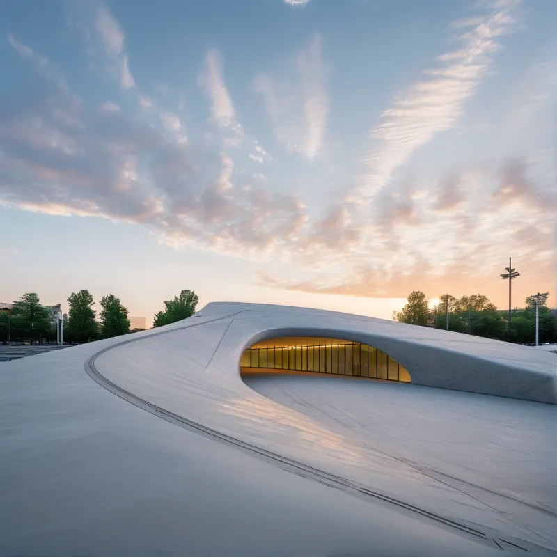 Modern Curved Architecture