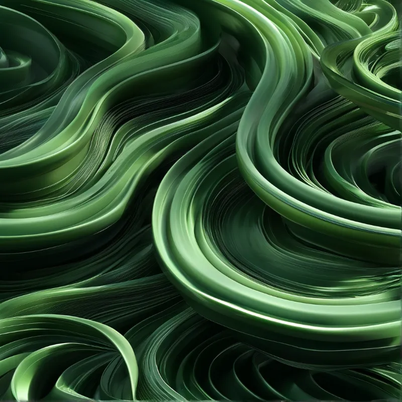 Abstract Green Flow