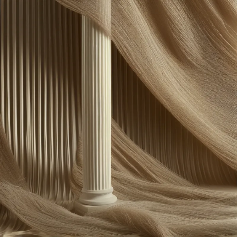 Classical Column in Silk