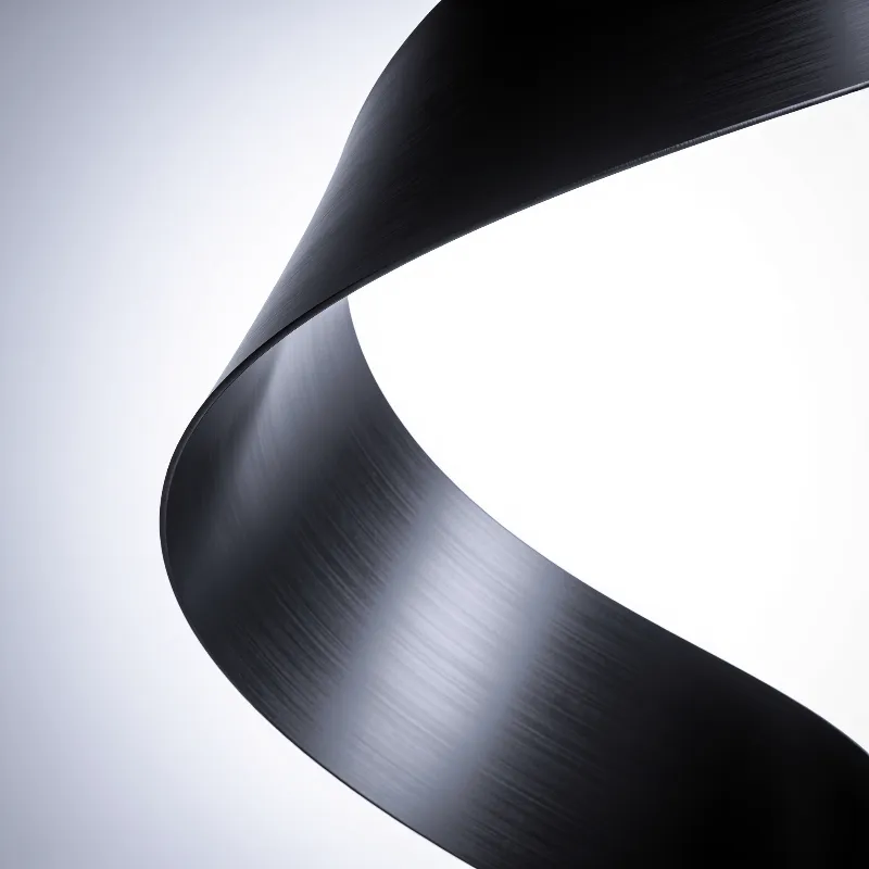 Dark Curved Ribbon