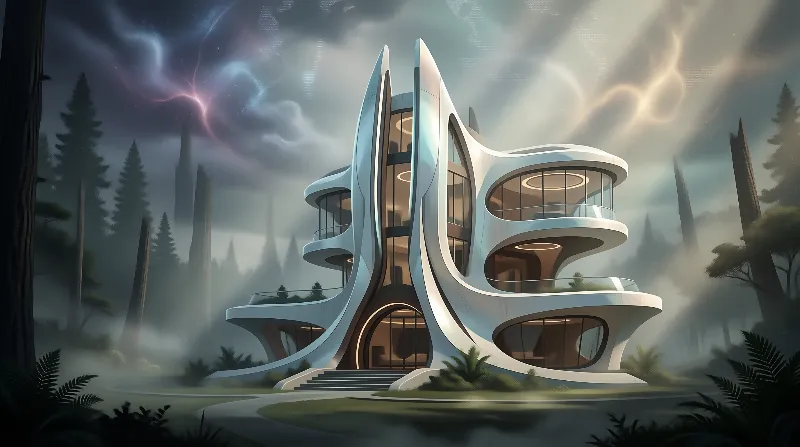Futuristic Organic Villa