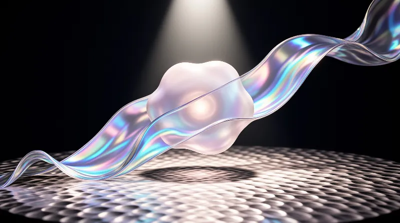 Abstract Iridescent Flow