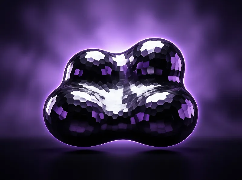 Glossy Hexagonal Object