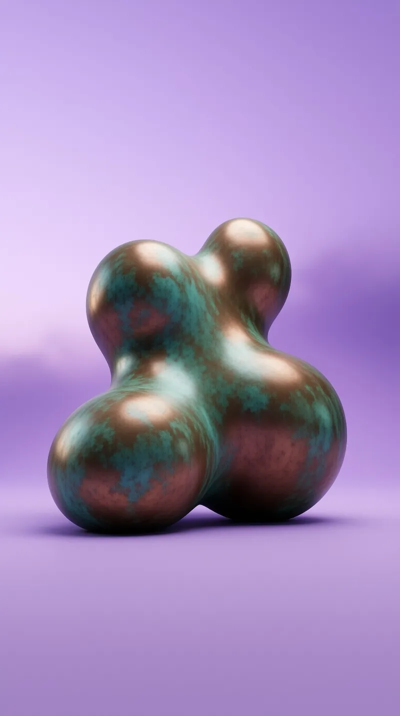 Abstract Metallic Sculpture