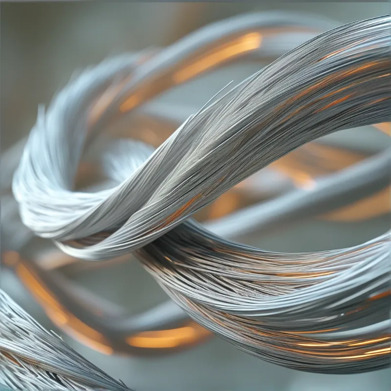 Twisted Metallic Spiral