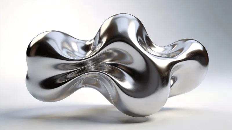 Elegant Fluid Blob Study