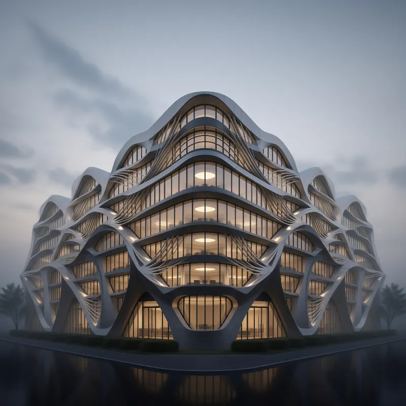 Futuristic Building Exterior