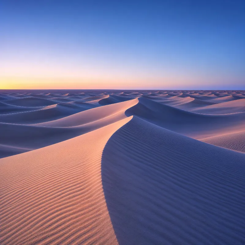 Desert Dunes at Sunset