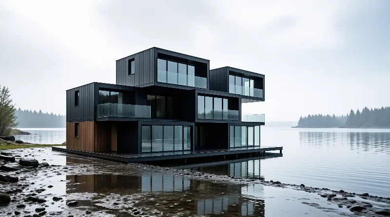 Modern Lakeside Residence