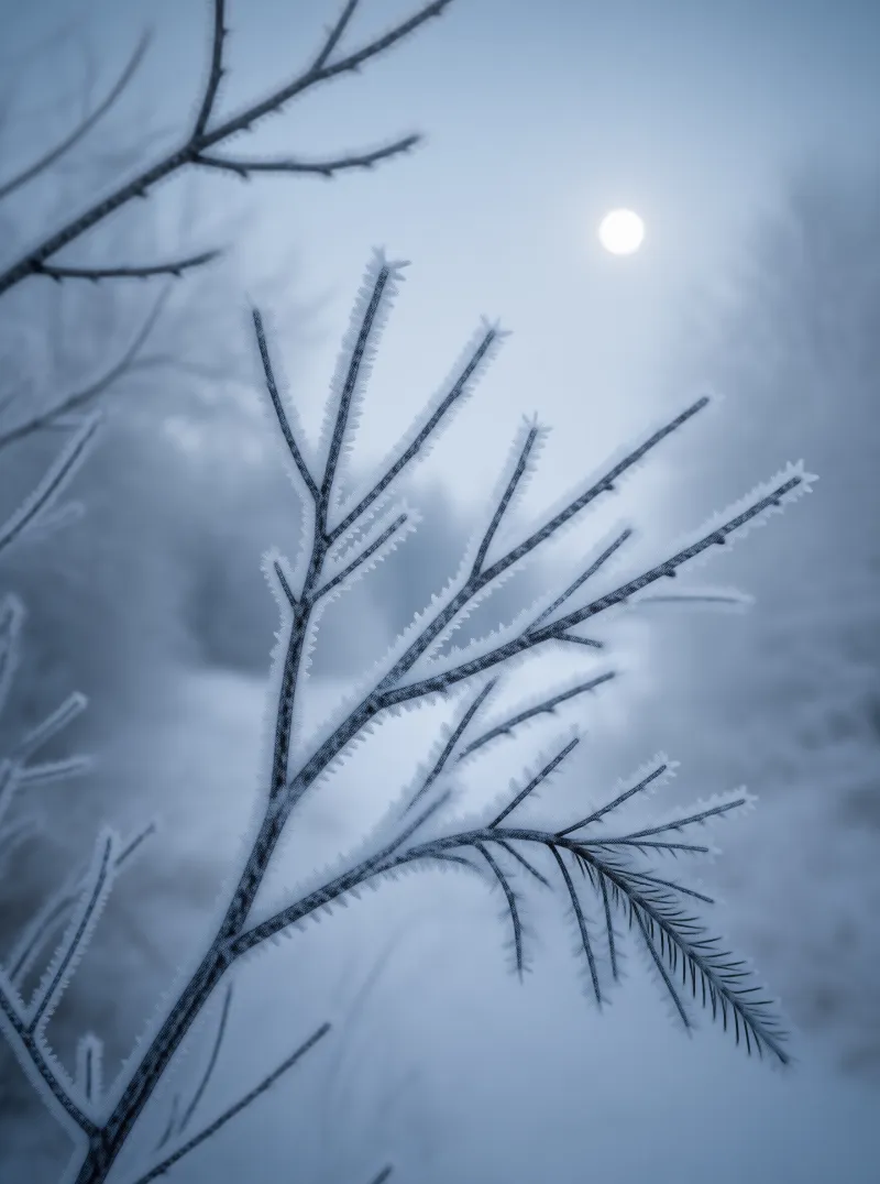 Frosty Winter Branches