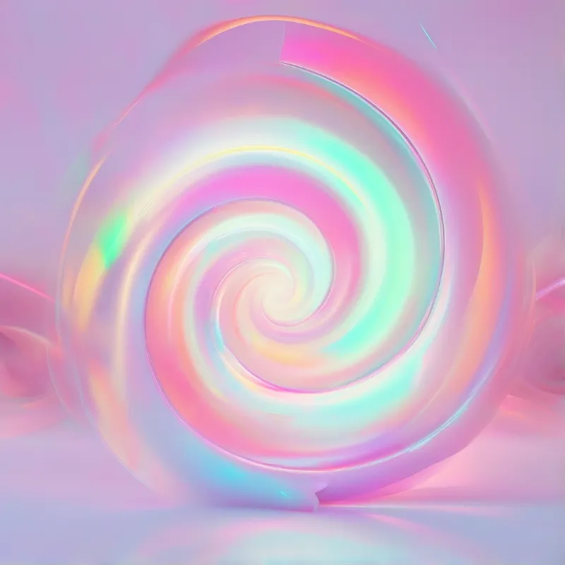 Pastel Abstract Vortex