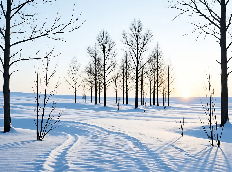 Snowy Winter Landscape