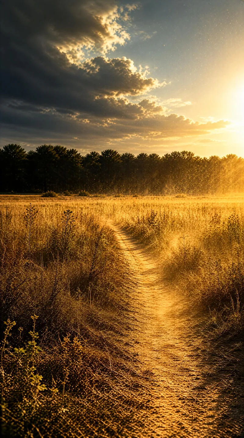 Golden Path at Sunset