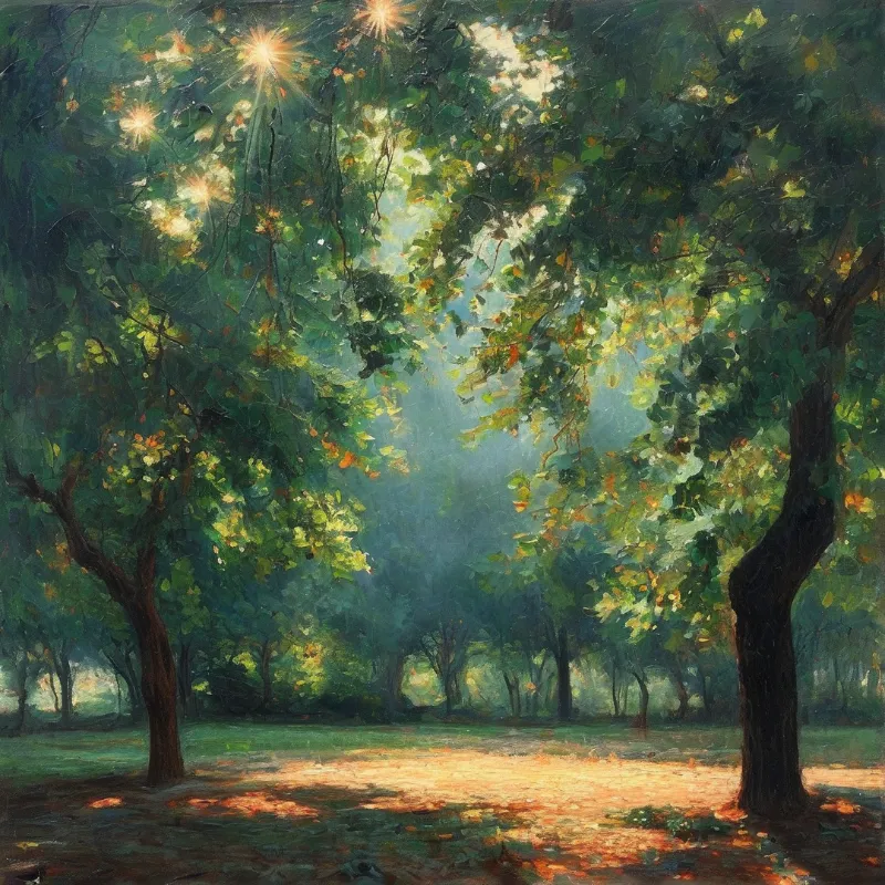 Sunlight in the Forest