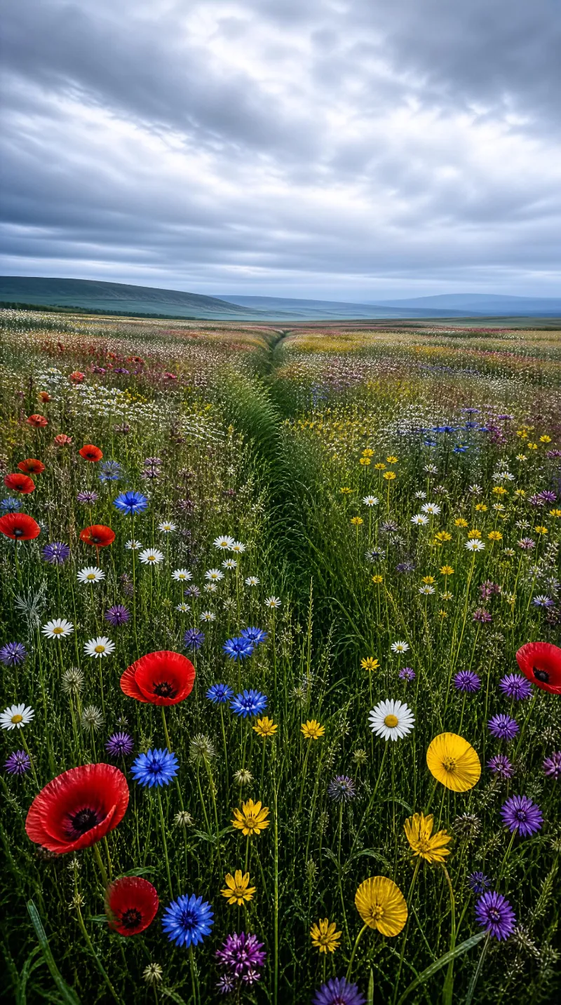 Colorful Wildflower Meadow