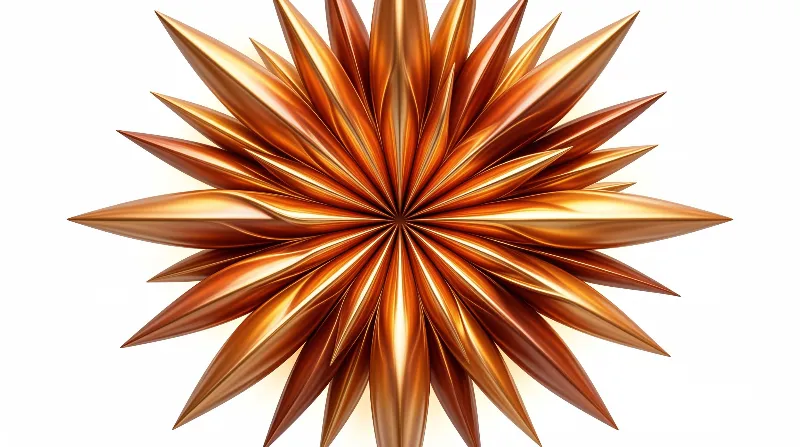 Metallic Star Burst