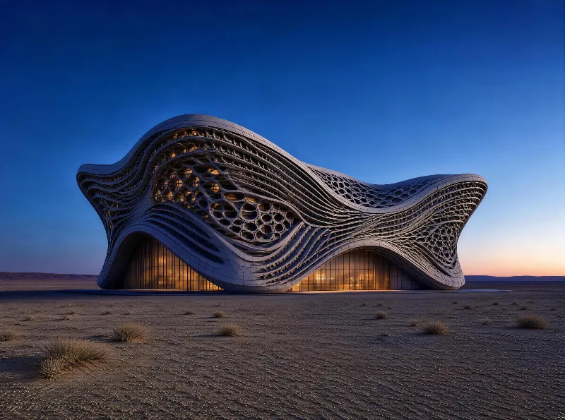 Futuristic Desert Structure