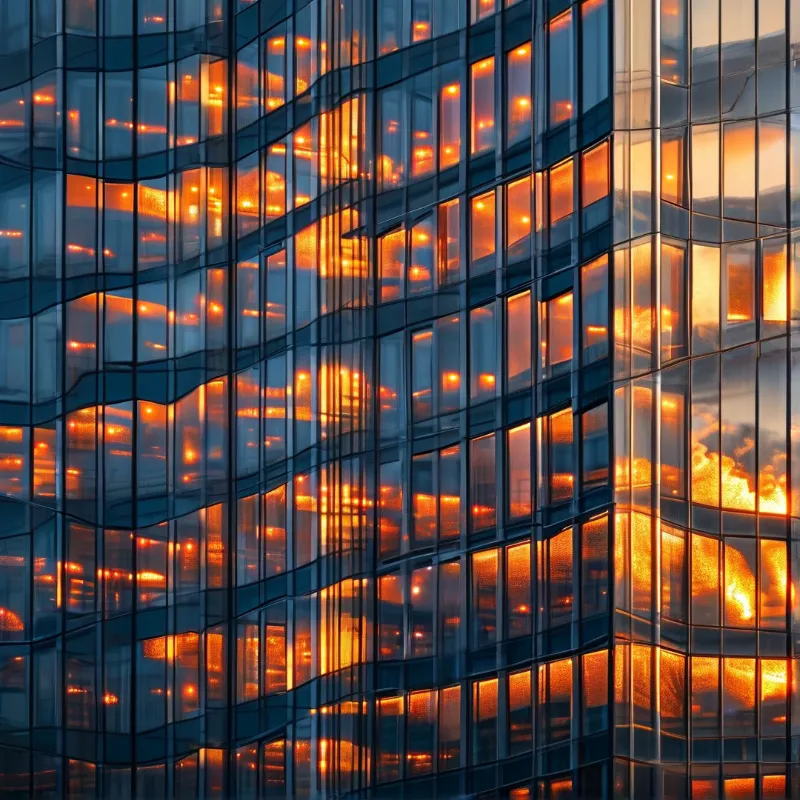 Modern Glass Facade