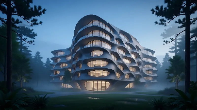 Futuristic Forest Architecture