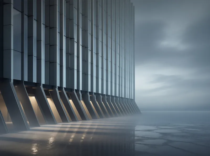 Modern Architecture in Mist