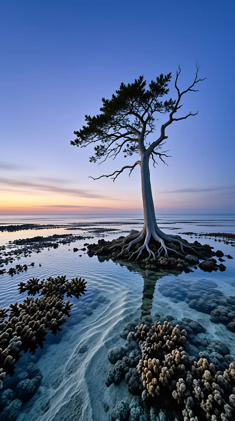 Lone Tree at Sunset
