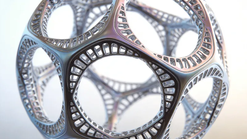 Geometric Sphere — Futuristic Study