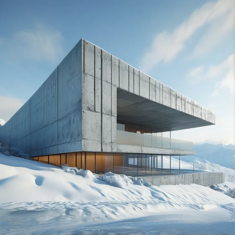 Modern Snow House
