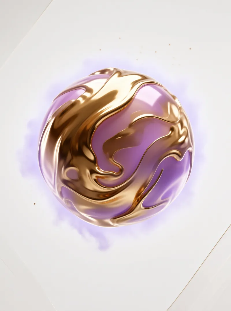 Abstract Liquid Metal Sphere