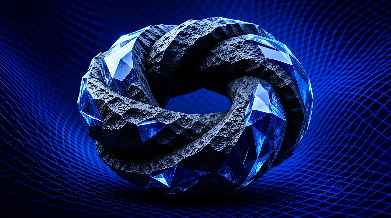 Abstract Crystalline Knot