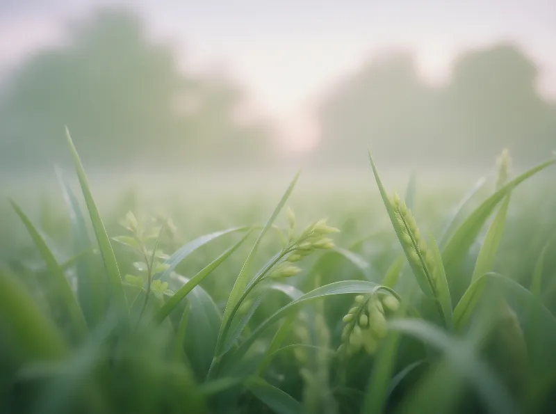 Misty Morning Field