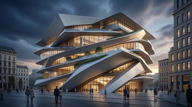 Futuristic Building Design