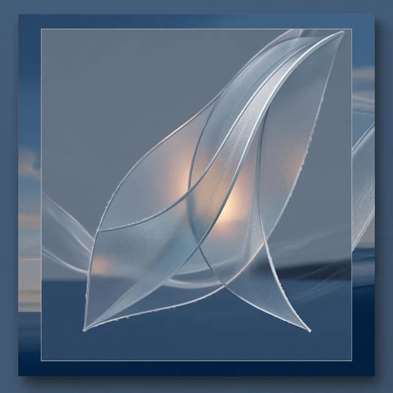 Abstract Blue Flow