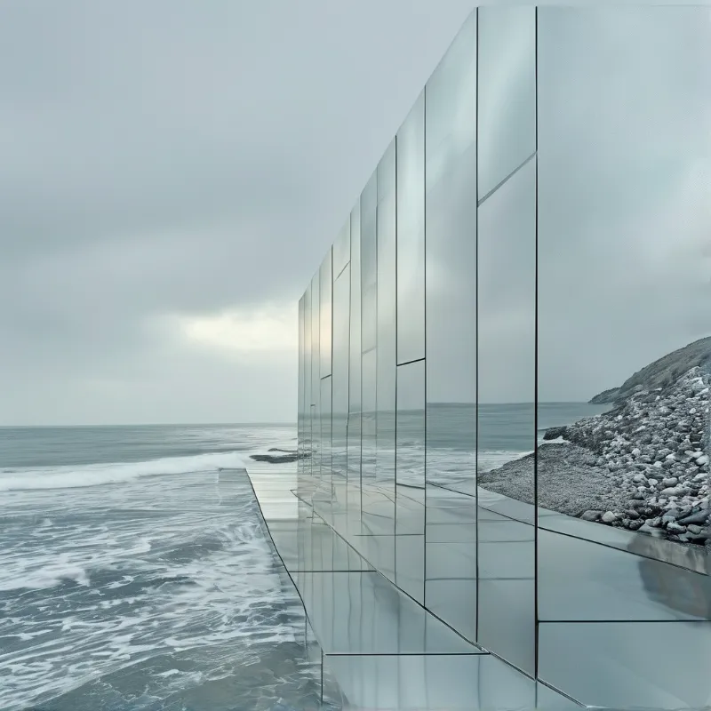 Glass Structure on the Coast