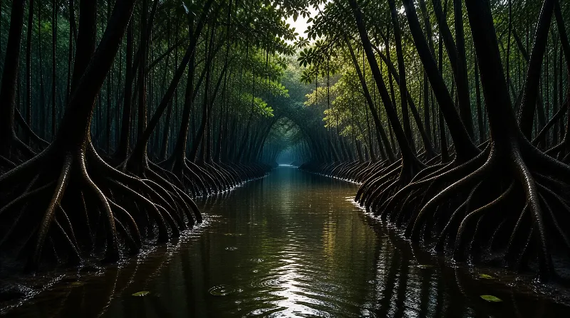 Mangrove Forest Tunnel