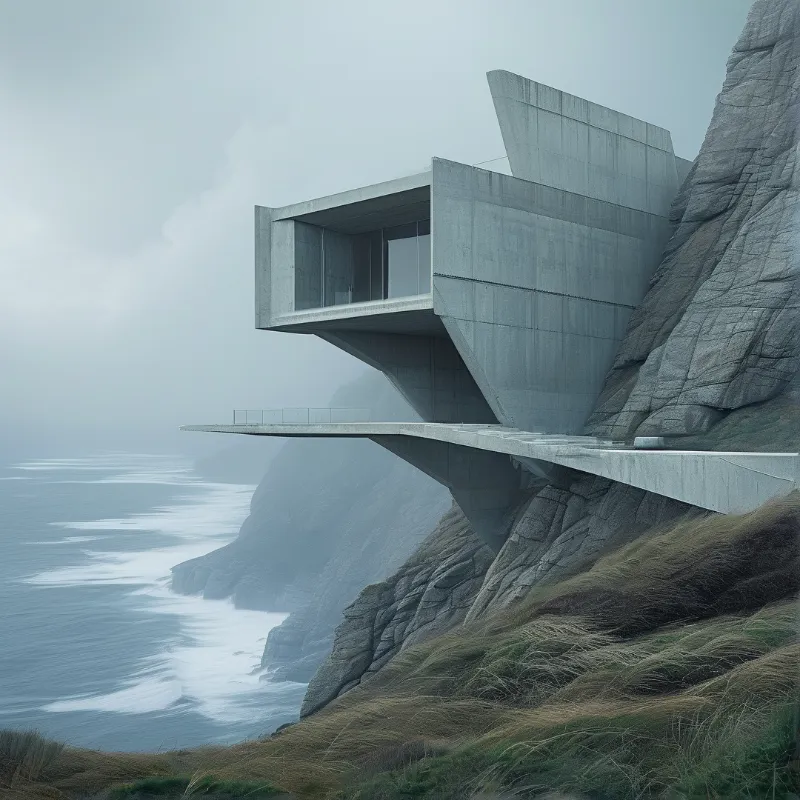 Futuristic Cliff House