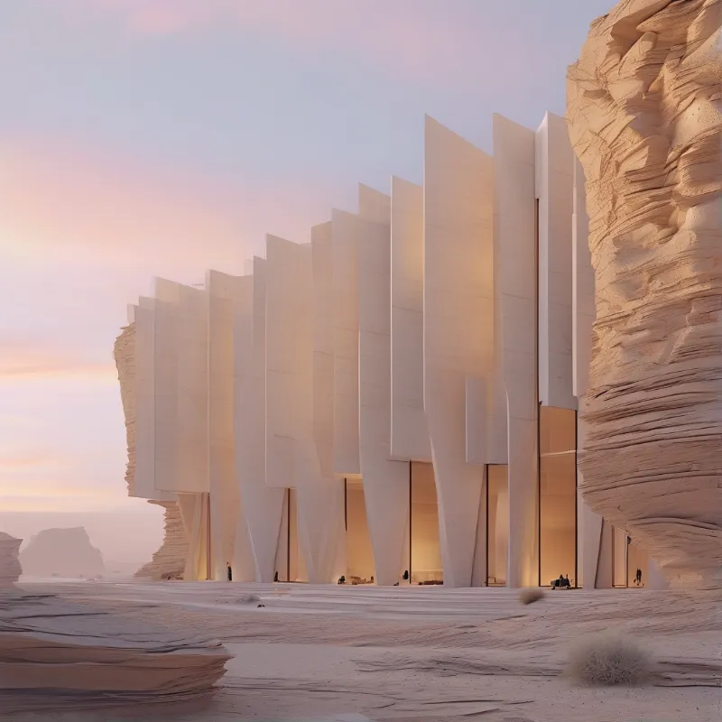 Futuristic Desert Architecture