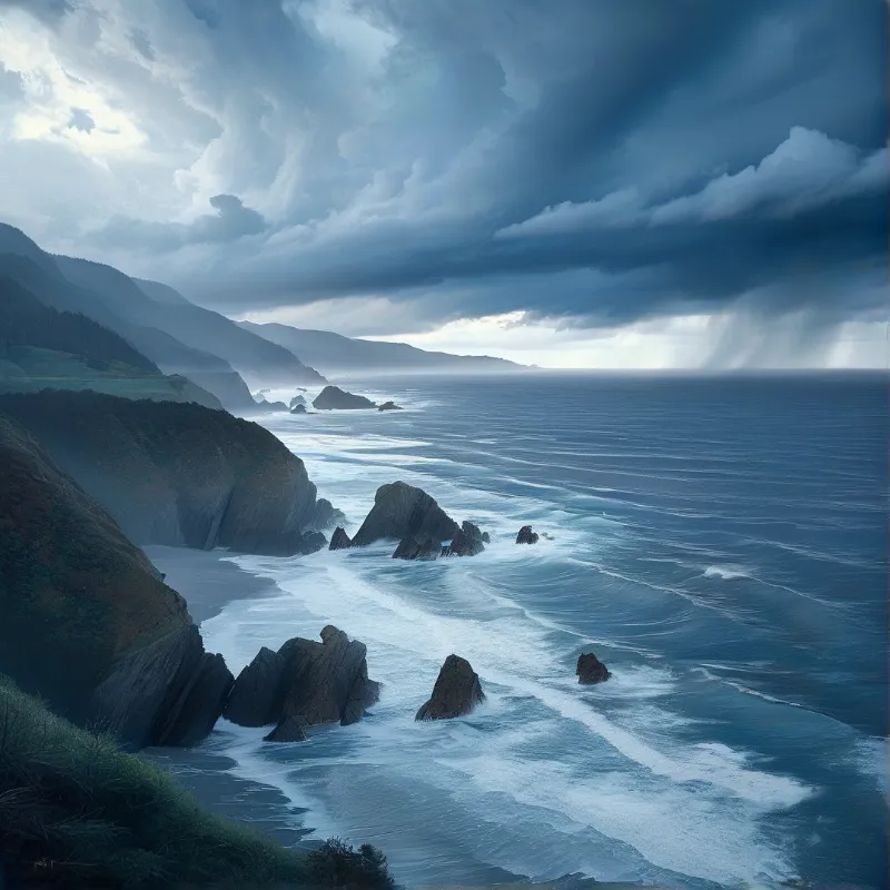 Dramatic Coastal Landscape