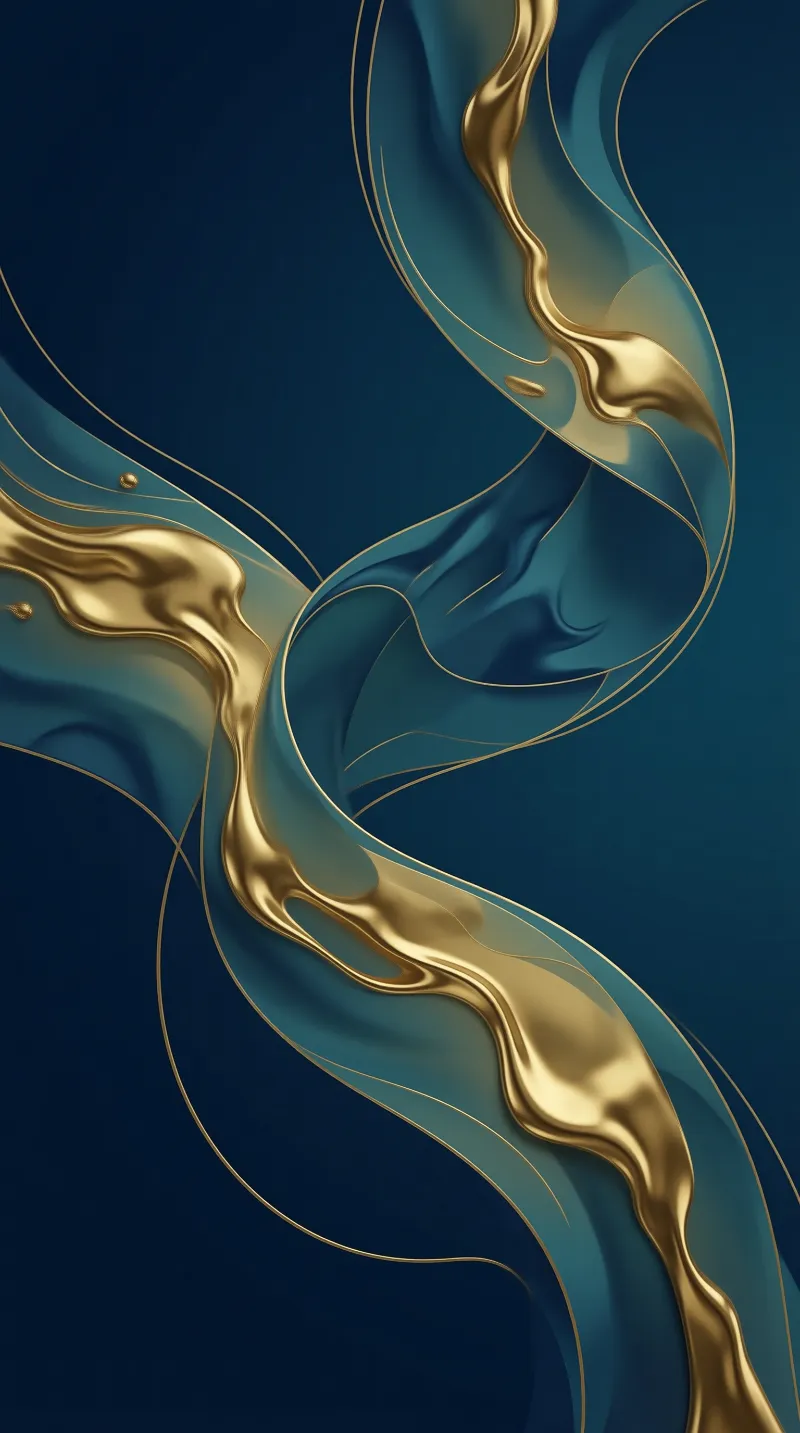 Golden Liquid Flow