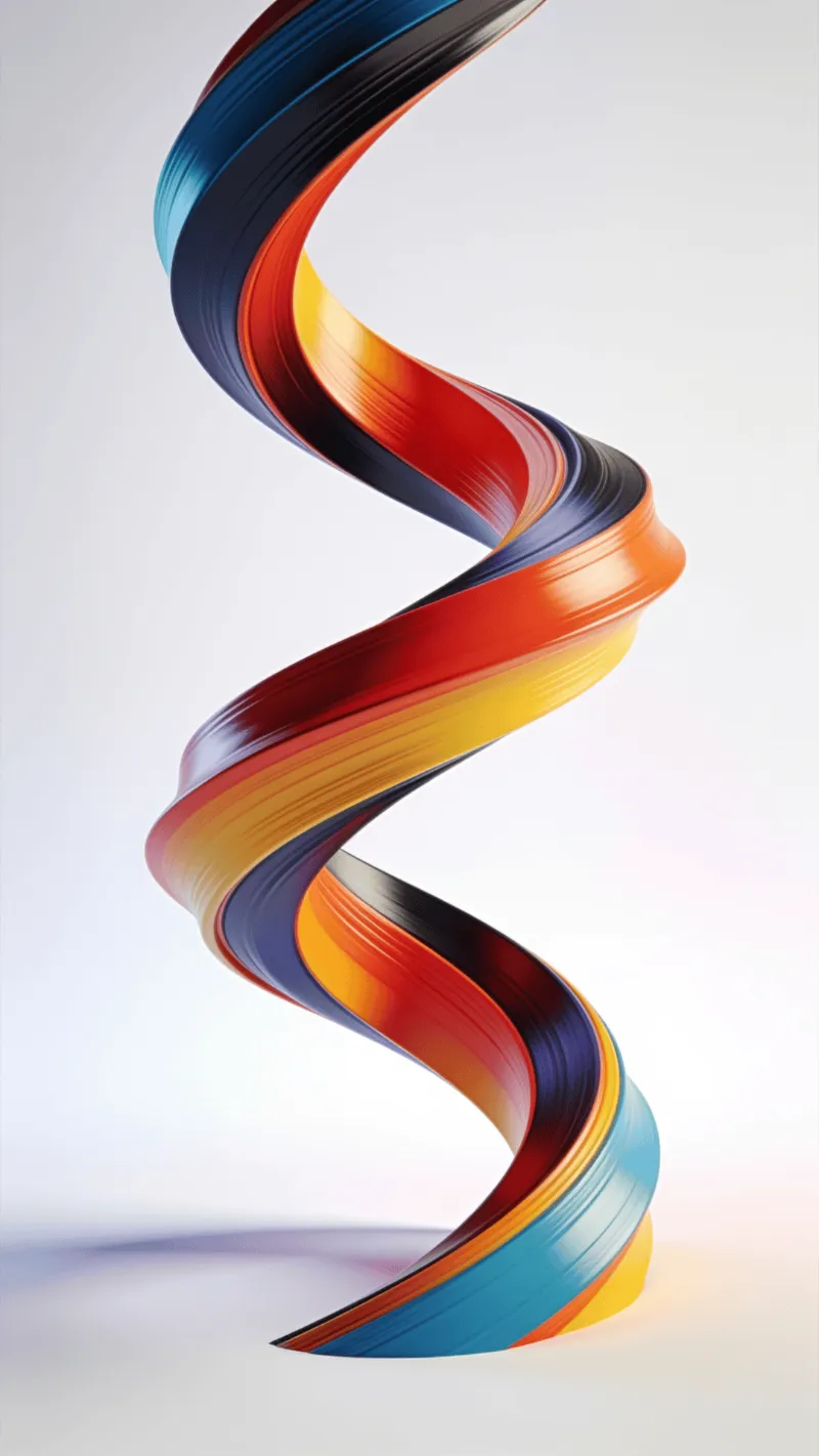 Bold Curved Ribbon