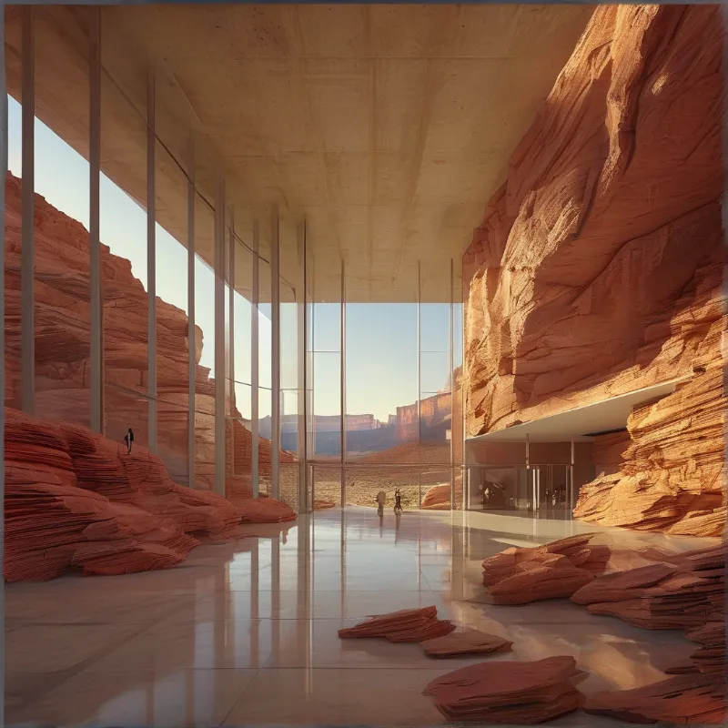 Modern Interior in Red Canyon