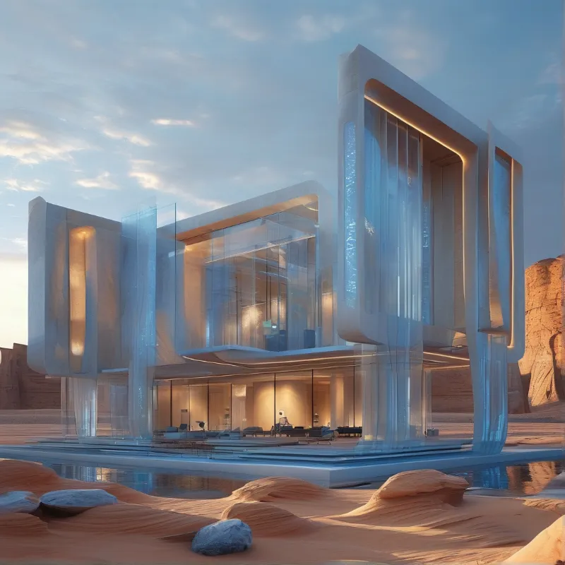 Futuristic Desert Villa
