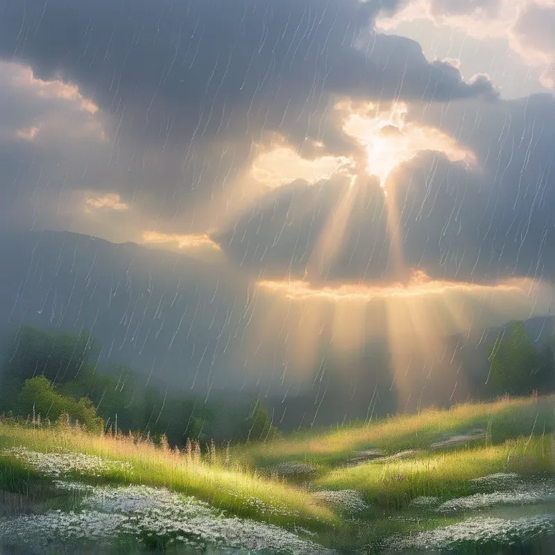 Sunlight Through Storm