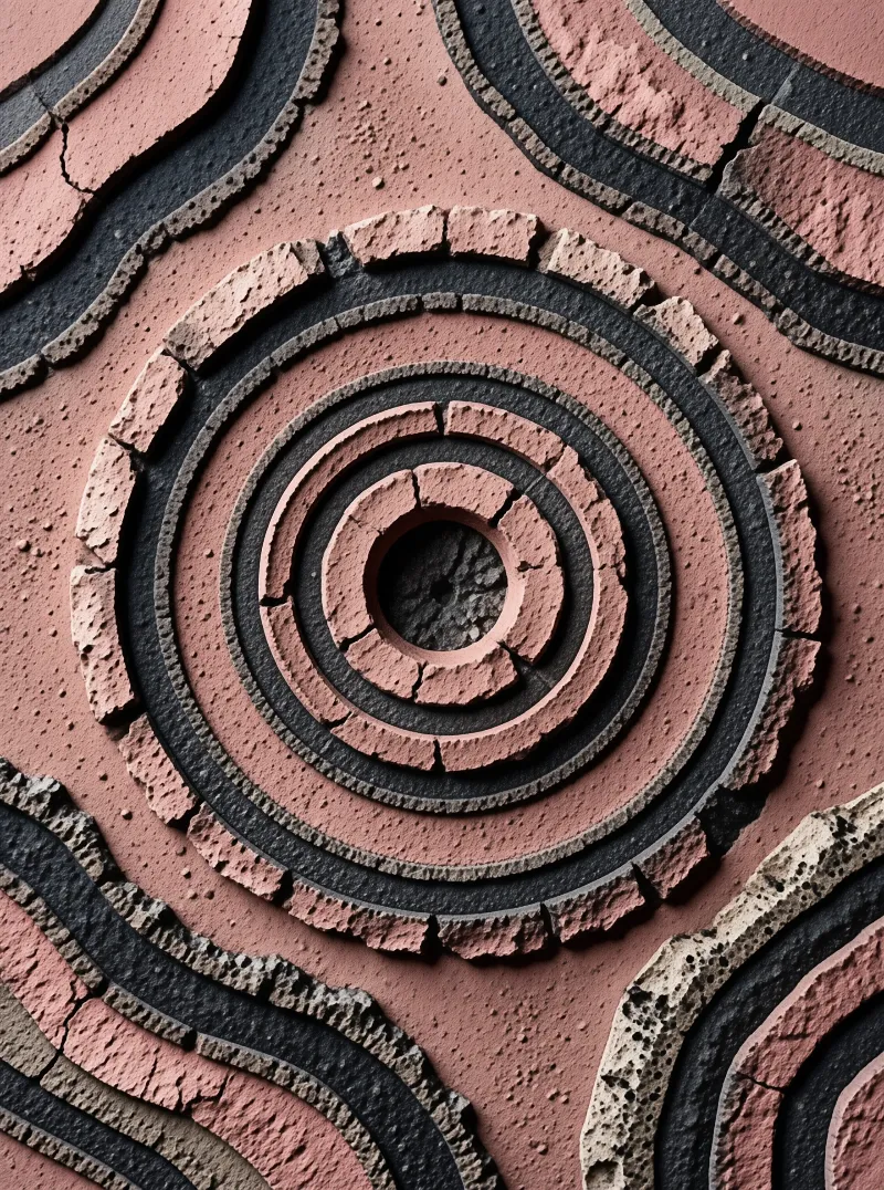 Concentric Rock Layers