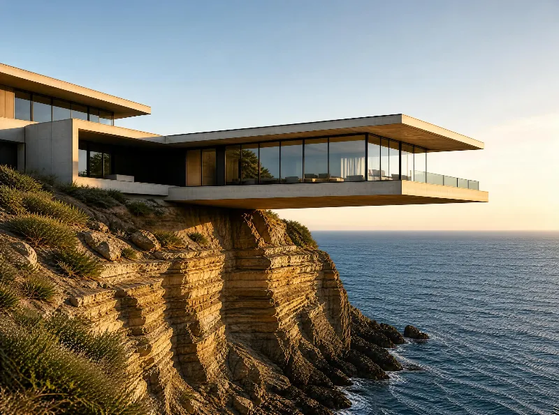 Contemporary Cliffside Home